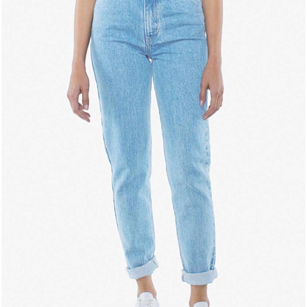 American Apparel High Waist Mom Jeans